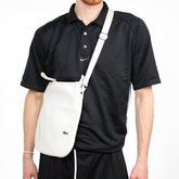 Lacoste Vintage Umhängetasche - Farbe: Beige - Größe: One Size - VintageR2